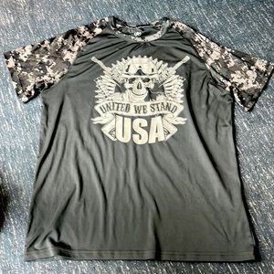 United we stand workout shirt - size large